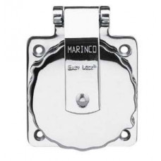 Marinco AISI316 paslanmaz çelik priz. 220 V. 32 Amper Monofaze
