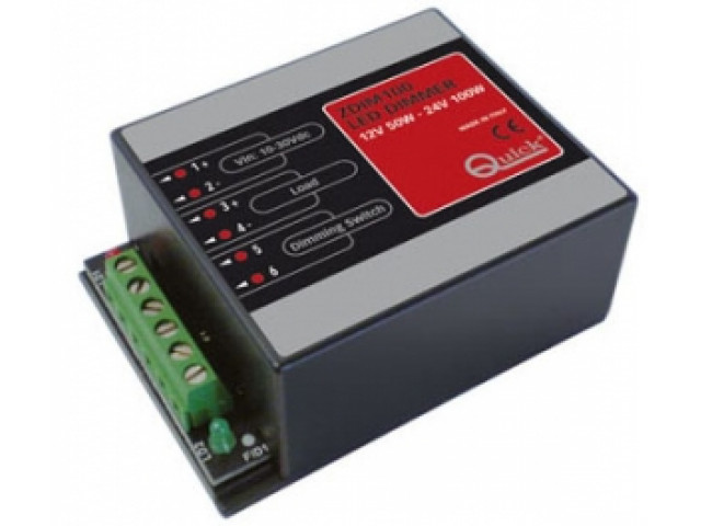 Quick ZDIM100 led dimmer modülü 50 W @ 12 V - 100 W @ 24 V Quick ZDIM100 led dimmer modülü 50 W @ 12 V - 100 W @ 24 V