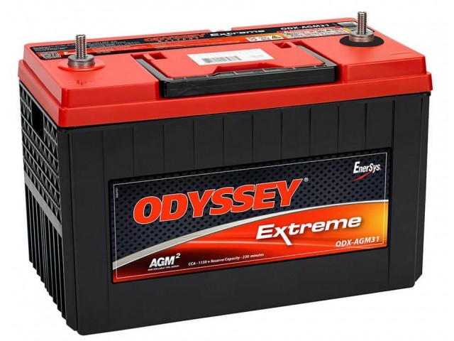 Odyssey Extreme Series ODX-AGM31 (31-PC2150S) / 12V 100Ah 1150CCA Deep Cycle AGM Kuru Marin Start&Servis Aküsü (TPPL) - Anlık 2150A Start Gücü (5 saniye) EM960