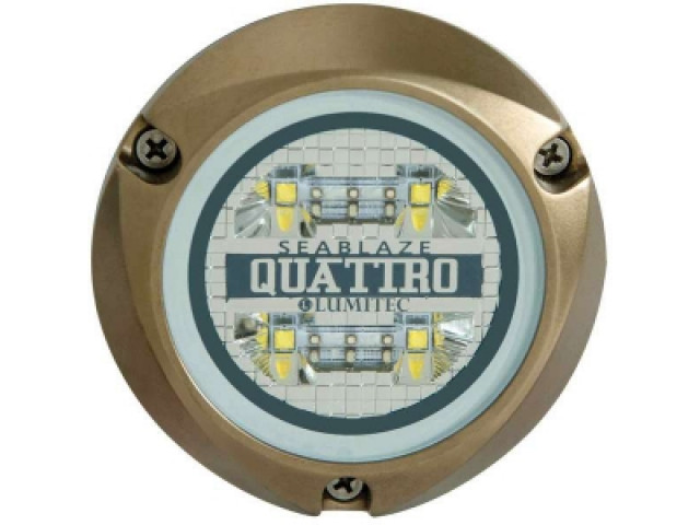 SeaBlaze Quattro, Lumitec SeaBlaze Quattro LED Sualtı Lambası Beyaz & Mavi Ledli 10-30 VDC