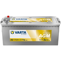 Varta Promotive AGM A2 / 12V 170Ah 1000CCA Deep Cycle AGM Kuru Servis & Start Aküsü (Güneş Paneli Sistemi İçin Uygun &Deep Cycle)