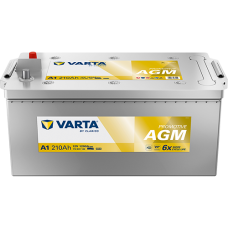 Varta Promotive AGM A1 / 12V 210Ah 1200CCA Deep Cycle AGM Kuru Servis & Start Aküsü (Güneş Paneli Sistemi İçin Uygun &Deep Cycle)
