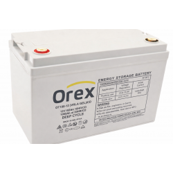 Orex 12V 105Ah (20Hr) Vrla Deep Cycle Jel Akü (333x173x222mm)