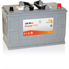Deta PowerPro DF1202 - 12V 120Ah 870CCA Tam Kapalı Bakımsız Sulu Start&Marş Aküsü