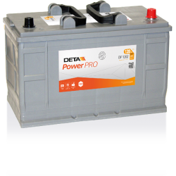 Deta PowerPro DF1202 - 12V 120Ah 870CCA Tam Kapalı Bakımsız Sulu Start&Marş Aküsü