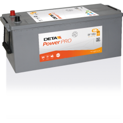 Deta PowerPro DF2353 - 12V 235Ah 1300CCA  Tam Kapalı Bakımsız Sulu Start&Marş Aküsü