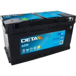 Deta DK960 - 12V 96Ah 850CCA Start Stop AGM Kuru Akü, DK960