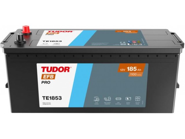Tudor StrongPRO EFB+ TE1853 - 12V 185Ah 1100CCA Tam Kapalı Bakımsız Sulu Servis&Start Aküsü Tudor StrongPRO EFB+ TE1853 - 12V 185Ah 1100CCA Tam Kapalı Bakımsız Sulu Servis&Start Aküsü