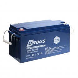 Orbus 12V 150Ah Deep Cycle Jel Akü (485 x 172 x 240 mm) Solar Sistem, Karavan & Marin Uyumlu