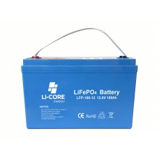 Li-Core LiFePO4 12.8V/100Ah Lityum Akü - Smart