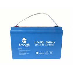 Li-Core LiFePO4 12.8V/100Ah Lityum Akü - Smart