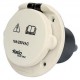 Ratio Electric MP16-10-K /  16A/230VAC Plastik Beyaz Sahil Besleme Fişi