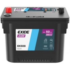 Exide EK508 Micro Hybrid Orbital AGM (Kuru) 12V 50 Amper 800CCA AGM Kuru Akü 
