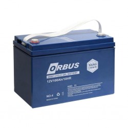 Orbus 12V 100Ah Deep Cycle Jel Akü (330x171x214 mm)