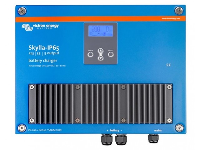 Victron Energy Skylla IP65 24V/35(3) 3 Çıkışlı 120-240V Akü Şarj Cihazı Redresör - (SKY024035100)
