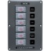 Blue Sea Systems 4322 / suya dayanıklı sigorta paneli. 6 lı