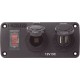Blue Sea Systems 4363 / Below Deck Panel Çakmak Soketi ve USB 12VDC