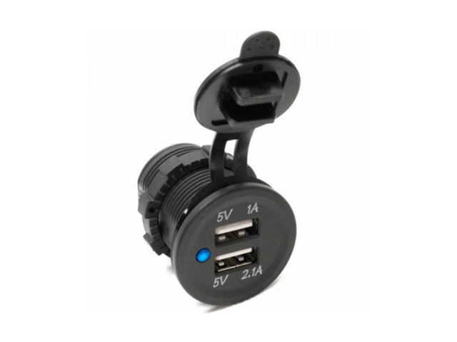 USB Çakmak Soketi 9-30V Marine Tip Çift Usb Girişli