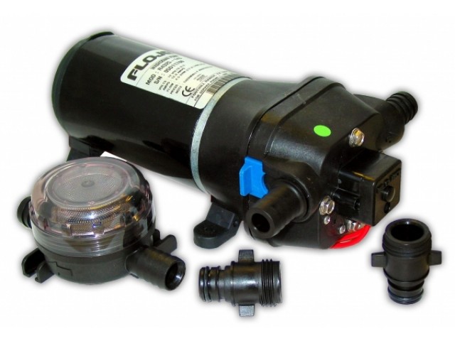 Flojet Quad II 04325-343A otomatik yüksek performanslı güverte yıkama pompası 24V 17 LT/DAK.