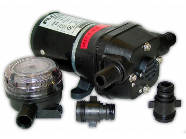 Flojet Quad II 4105-503 Genel amaçlı transfer ve sintine pompası 24V 12.5 LT/DAK.