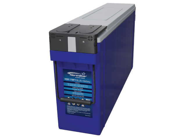 NorthStar NSB 170FT BLUE+ / 12V 170Ah Deep Cycle AGM Thin Plate Lead Carbon Marin Akü (561x124x283mm) Made in Usa by Enersys