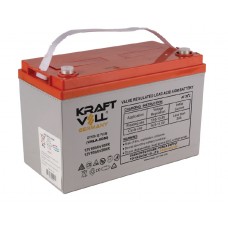 Kraftvoll 12V 110Ah (20Hr) Vrla Deep Cycle AGM Kuru Akü (333x173x222mm)