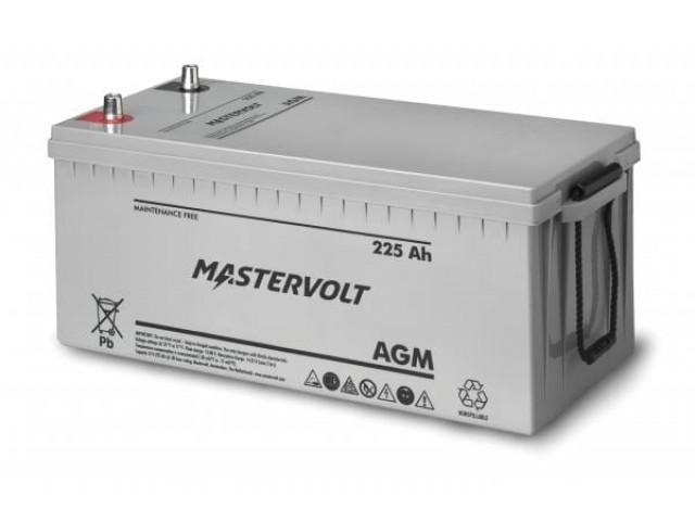Mastervolt 62002250 / 12V 225Ah Deep Cycle AGM Kuru Akü Dual Çift Hizmet Mastervolt 62002250 / 12V 225Ah Deep Cycle AGM Kuru Akü Dual Çift Hizmet