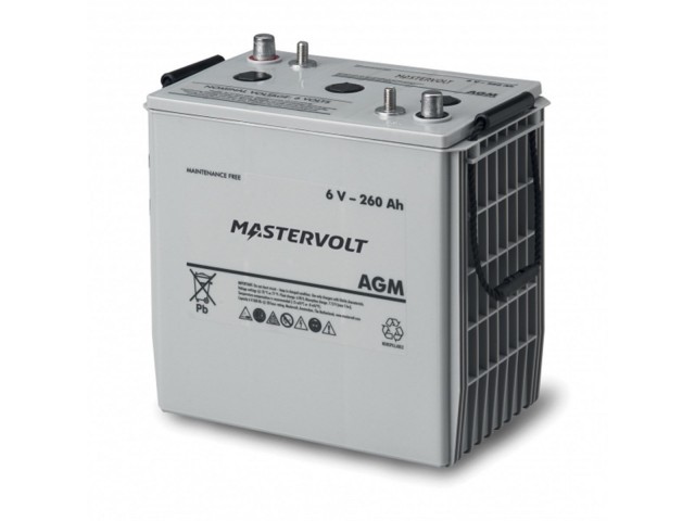 Mastervolt 61004000 / 6V 400Ah Deep Cycle AGM Kuru Akü Dual Çift Hizmet