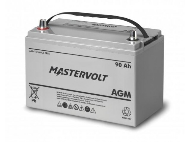 Mastervolt 62000900 / 12V 90Ah Deep Cycle AGM Kuru Akü Dual Çift Hizmet Mastervolt 62000900 / 12V 90Ah Deep Cycle AGM Kuru Akü Dual Çift Hizmet