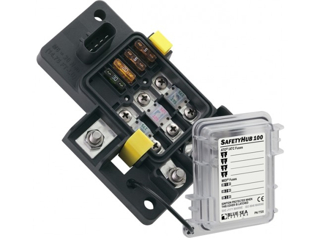 Blue Sea Systems 7725 SafetyHub100 sigorta bloğu Blue Sea Systems 7725 SafetyHub100 sigorta bloğu