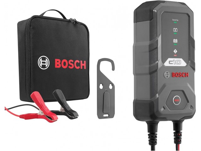 Bosch C10 Yeni Jenerasyon Akü Şarj Cihazı 12V 3.5Amper IP65 - Bosch 0189911010 Bosch C10 Yeni Jenerasyon Akü Şarj Cihazı 12V 3.5Amper IP65 - Bosch 0189911010