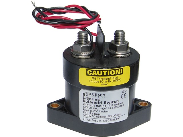Blue Sea Systems 9012 - L serisi Solenoid switch Blue Sea Systems 9012 - L serisi Solenoid switch