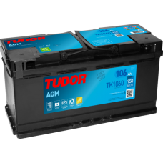 Tudor TK1060 - 12V 106Ah 950CCA Start Stop AGM Kuru Akü, TK1060