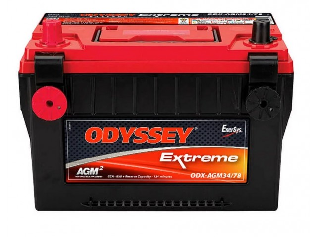 Odyssey Extreme Series  ODX-AGM34 78 / 12V 68Ah 850CCA Deep Cycle AGM Kuru Start&Servis Aküsü (TPPL) - Anlık 1500A Start Gücü (5 saniye)