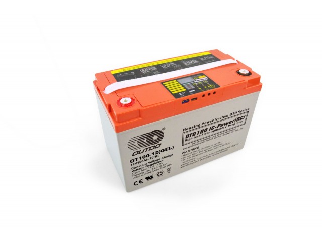 OUTDO / Marin Deep Cycle Gel Akü / 12V - 100Ah/ OT100-12(GEL)
