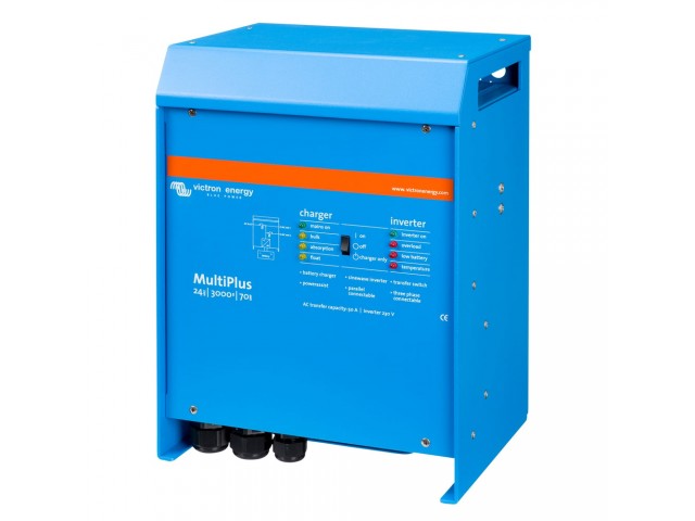 Victron Energy Multiplus İnvertör / Redresör 24/3000/70-50 Şarj:70 Amper (PMP242301011) Victron Energy Multiplus İnvertör / Redresör 24/3000/70-50 Şarj:70 Amper (PMP242301011)