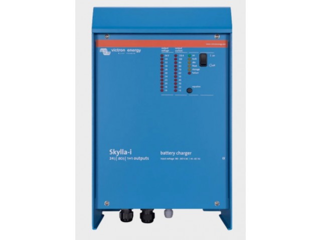 Victron Energy Skylla-i Akü Şarj Cihazı Redresör 24V/80A 1+1 (4A) / Tek Çıkışlı - SKI024080000 Victron Energy Skylla-i Akü Şarj Cihazı Redresör 24V/80A 1+1 (4A) / Tek Çıkışlı - SKI024080000
