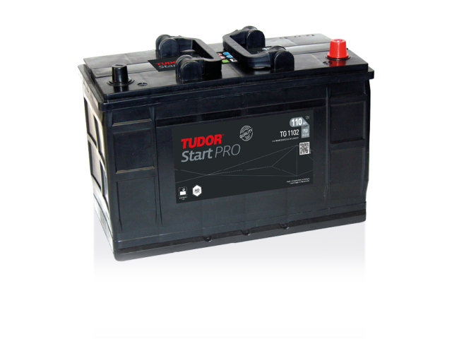 Tudor StartPRO HVR TG1102 - 12V 110Ah 750CCA Kapalı Bakımsız Sulu Start Aküsü, EG1102
