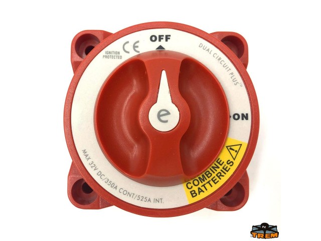Trem T-Power Dual Circuit Akü Şalteri 32V/350A Trem T-Power Dual Circuit Akü Şalteri 32V/350A