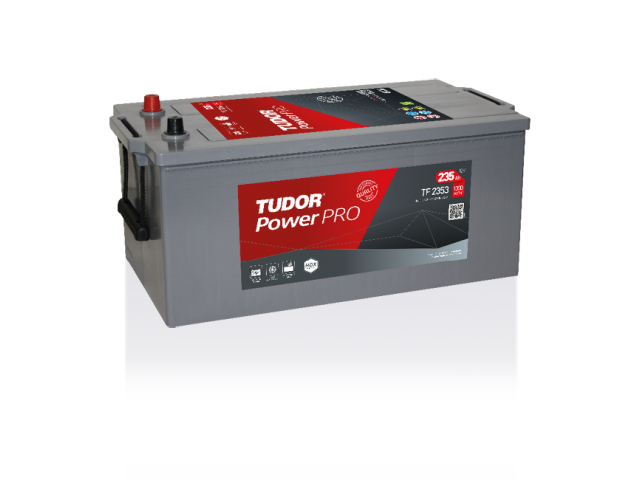 Tudor PowerPro TF2353 - 12V 235Ah 1300CCA Tam Kapalı Bakımsız Sulu Start Marş Aküsü Tudor PowerPro TF2353 - 12V 235Ah 1300CCA Tam Kapalı Bakımsız Sulu Start Marş Aküsü