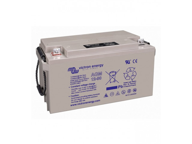 Victron Energy 12 Volt 90Ah AGM Deep Cycle Akü (BAT412800084)