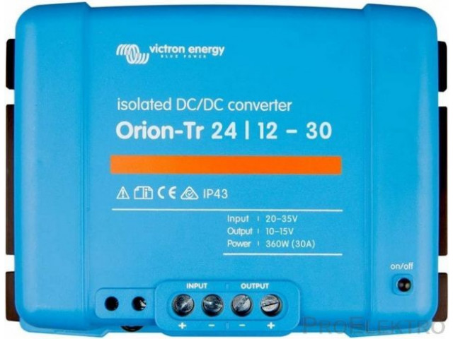 Victron Energy ORION-TR 24/12-30A (360W) Konvertör, Galvanik İzolasyonlu, İzoleli (ORI241240110)