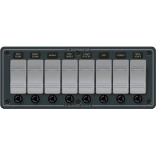 Blue Sea Systems 8'li Su geçirmez sigorta paneli 12/24V