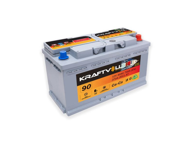 Kraftvoll 12V 90Ah 720EN Tam Kapalı Bakımsız Sulu Marin Start&Servis Aküsü Kraftvoll 12V 90Ah 720EN Tam Kapalı Bakımsız Sulu Marin Start&Servis Aküsü