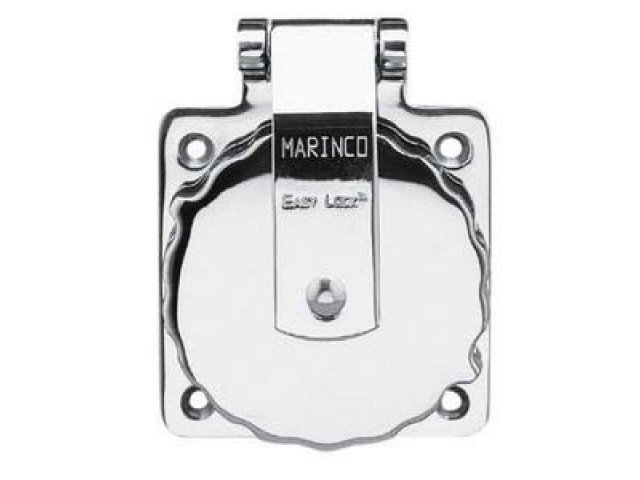 Marinco AISI316 paslanmaz çelik priz. 220 V. 63 Amper Trifaze