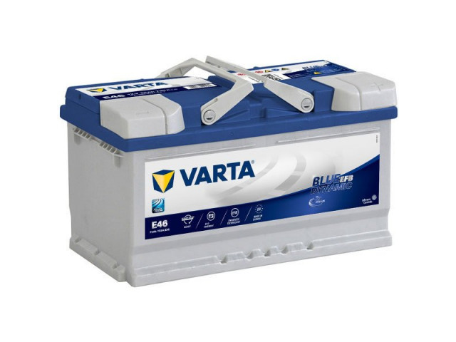 Varta Blue Dynamic EFB E46 - 12V 75 Ah Amper 640CCA Varta Akü Start-Stop EFB E46 Üretim Varta Blue Dynamic EFB E46 - 12V 75 Ah Amper 640CCA Varta Akü Start-Stop EFB E46 Üretim