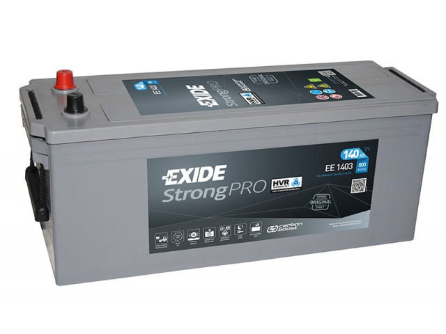 Exide Strong Pro EFB+ EE1403 - 12V 140Ah 800CCA Tam Kapalı Bakımsız Sulu Servis&Start Aküsü
