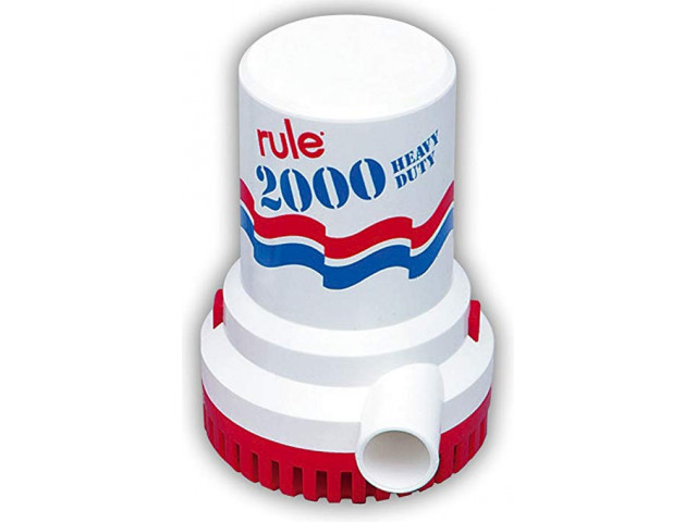 Rule, 24V 2000 GPH Sintine Pompası 7570 LT/Saat RU 12 Rule, 24V 2000 GPH Sintine Pompası 7570 LT/Saat RU 12